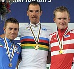 Alessandro Ballan est le champion du monde sur route � Varese 2008